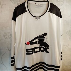 White Sox Black and White Men's Jersey